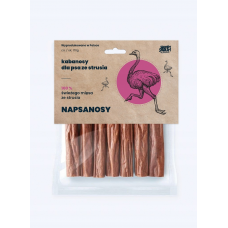 NAPSANOSY KABANOSY DLA PSA ZE STRUSIA 170 G